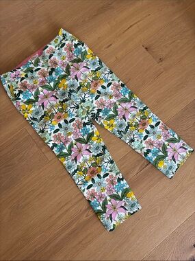 NWOT Boden Floral Ankle Pants—size US 8P